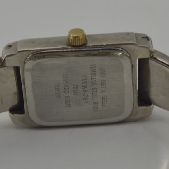 Vtg Anne Klein II White Face Silver Grandmacore Watch Analog - Picture 5 of 12